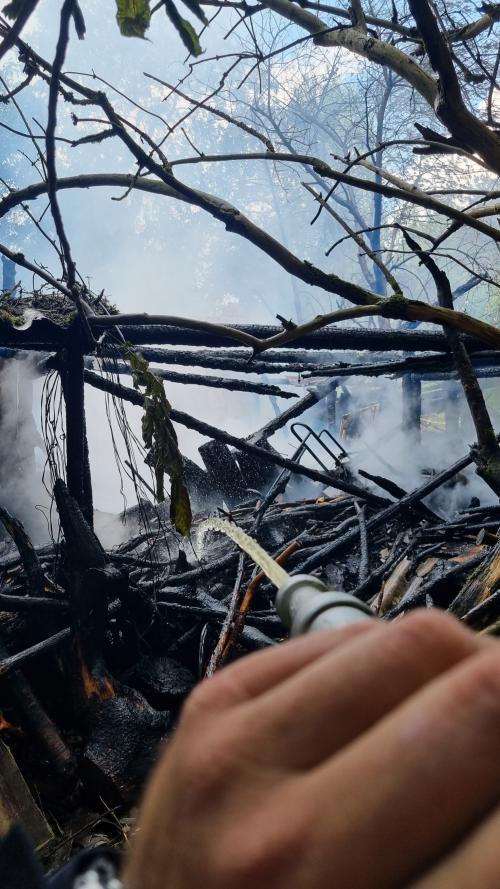 Zásah SDH Chelčice u požáru  v Dlouhé Vsi v sobotu 17.6.2023